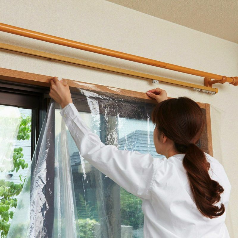 窓全体を覆うことで空気の侵入、暖気の流出を防止